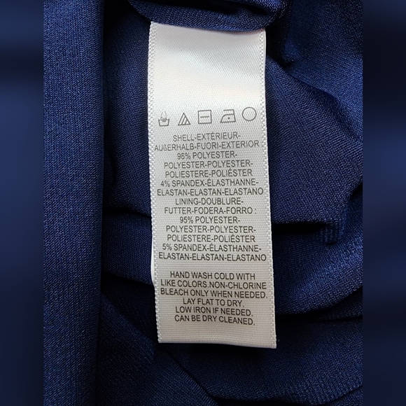 NWT Dress The Population Navy Alessia Midi Dress - Picture 10 of 10